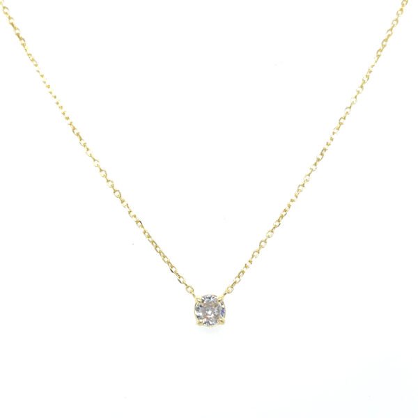 Linda | שרשרת סוליטר קלאסית