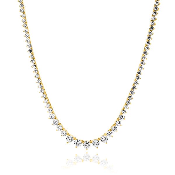 Aurélise | שרשרת טניס מדורגת יוקרתית