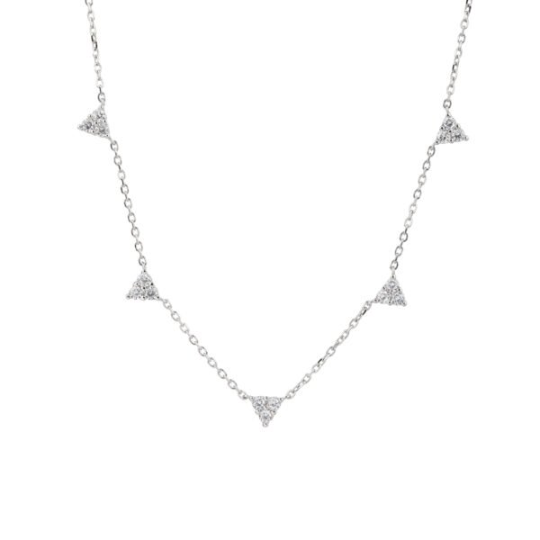 Luna | שרשרת משולשים עדינה