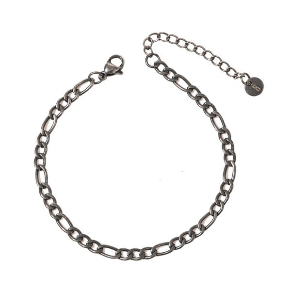 Vinculum | צמיד חוליות עדין שחור