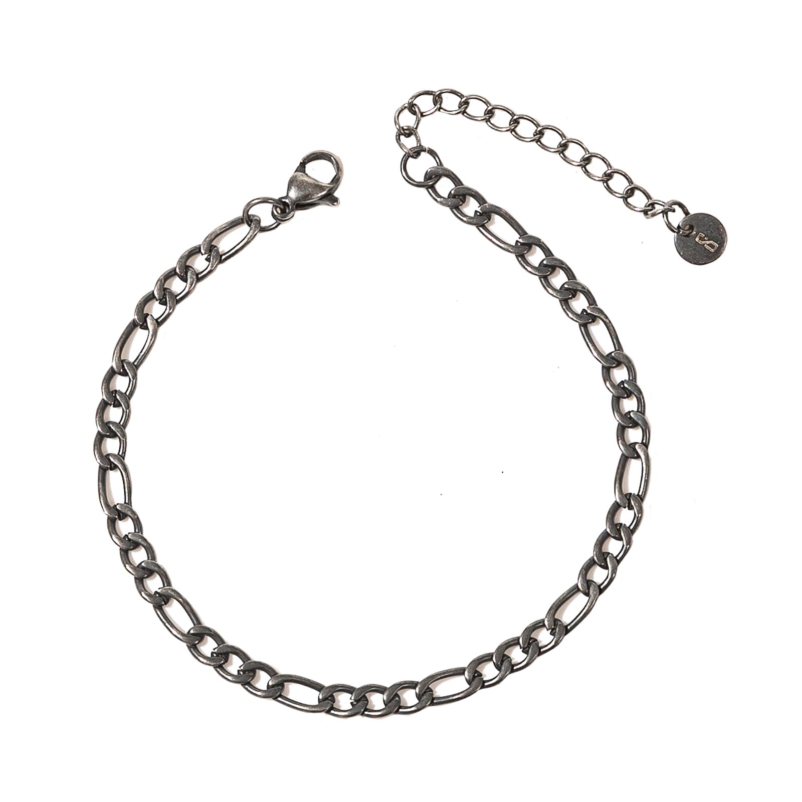 Vinculum | צמיד חוליות עדין שחור