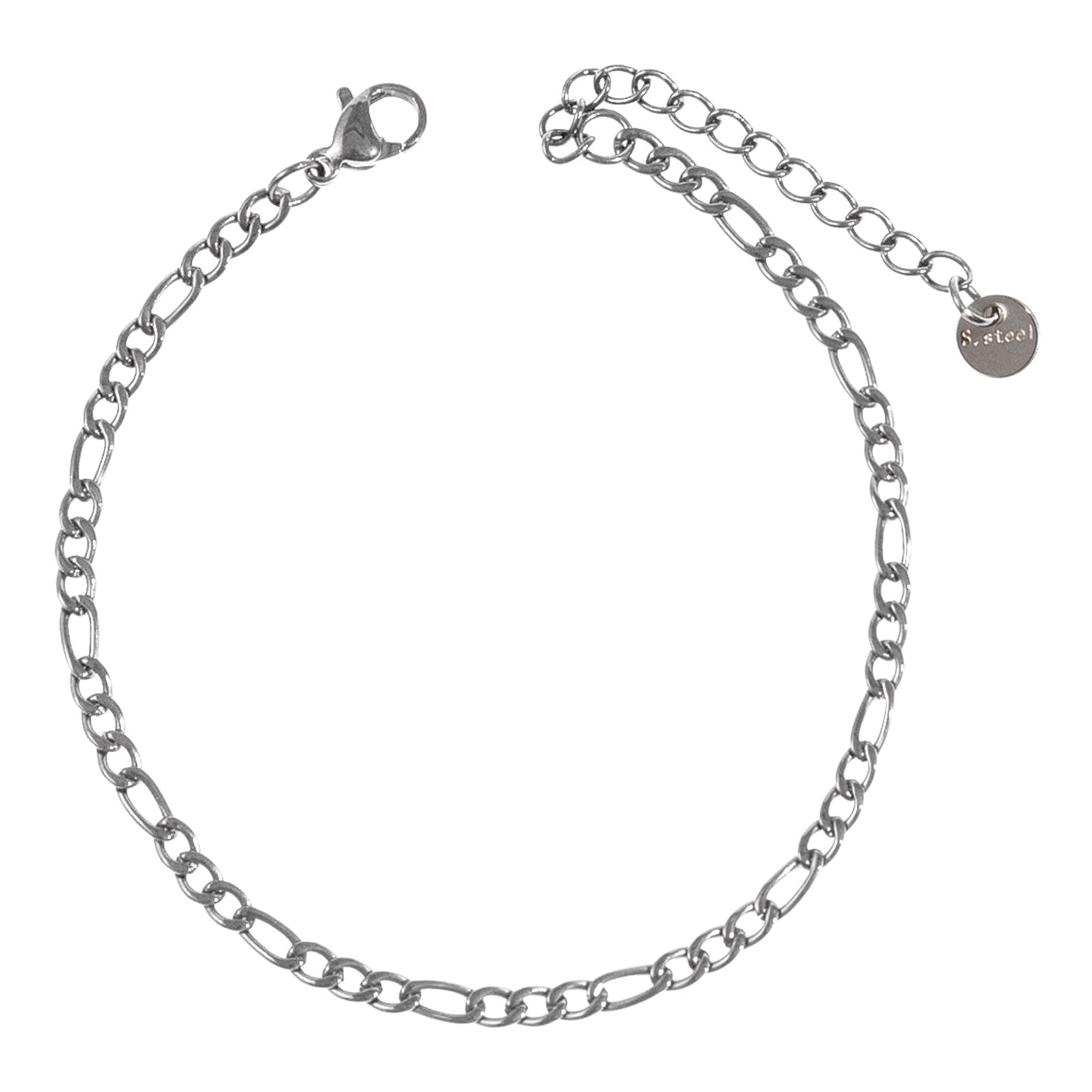 Vínculum | צמיד חוליות כסף | 3 מ"מ