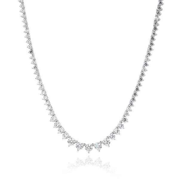 שרשרת טניס מדורגת ZSI437-1 - 42CM