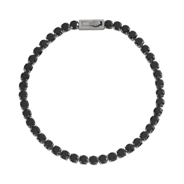 Nox | צמיד טניס שחור 19 ס"מ