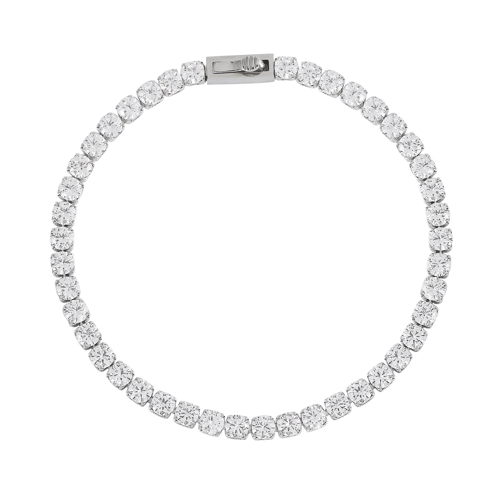 Nox | צמיד טניס כסף 18 ס"מ