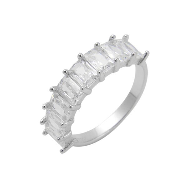 Mor | טבעת יוקרתית משובצת מלבנים