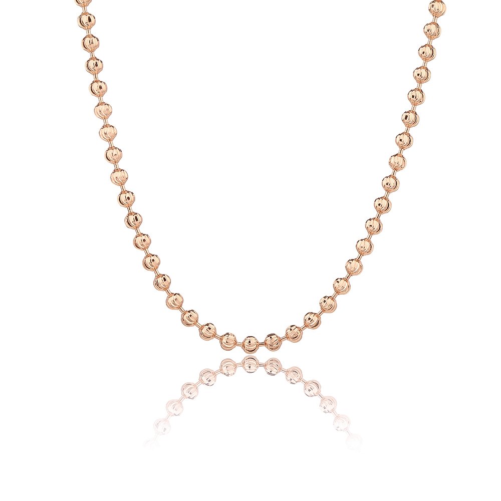 Renato | שרשרת כדורים (6 מ״מ) | פלדת אל-חלד