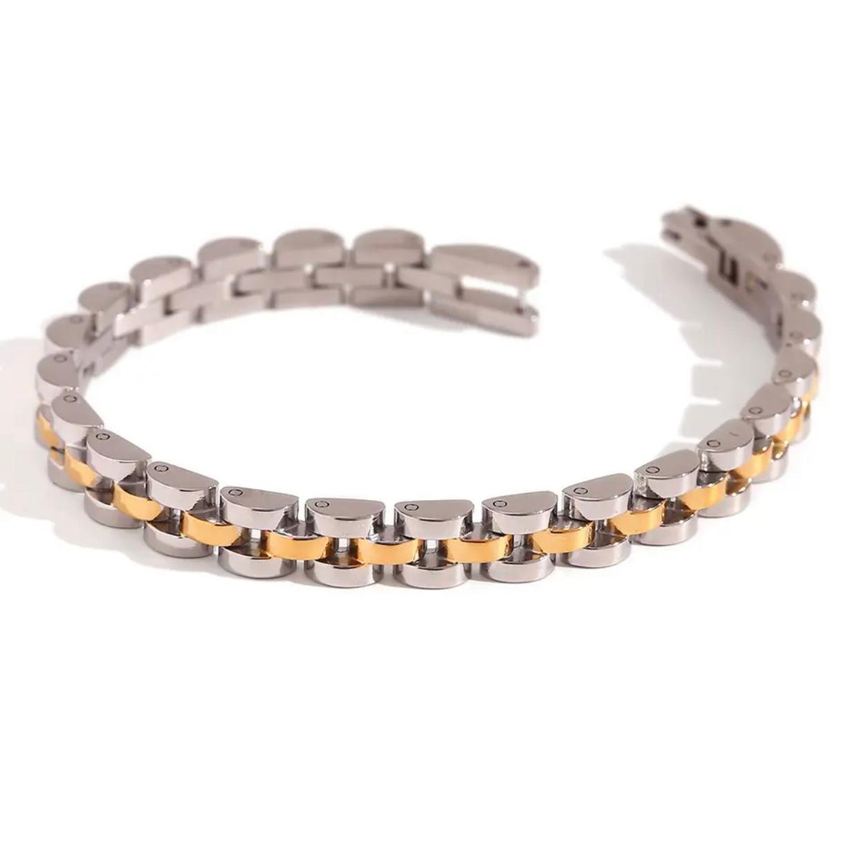 Dualis | צמיד דו-גוני פלדת אל-חלד