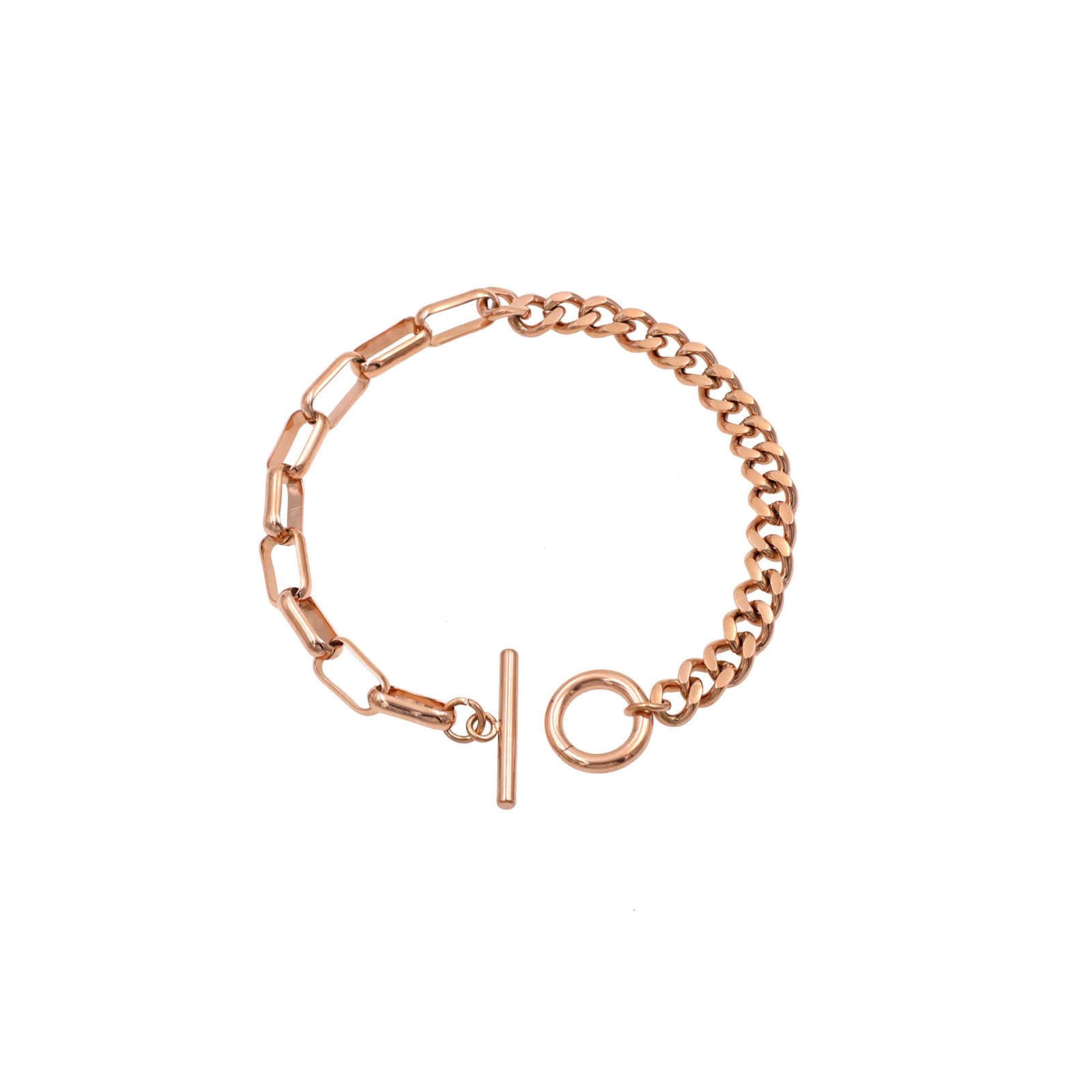 Corvin | צמיד חוליות T-Bar יוקרתי