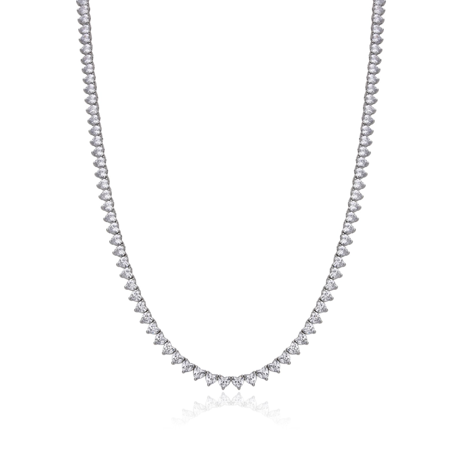 שרשרת טניס שפיצים ZSI436-1-40cm-3mm