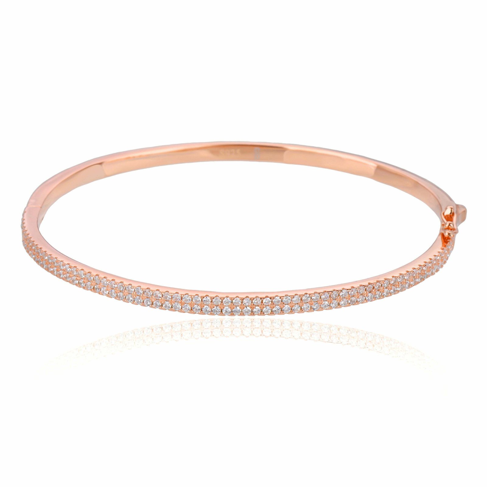 Marcella | צמיד קשיח נשים | רוז גולד