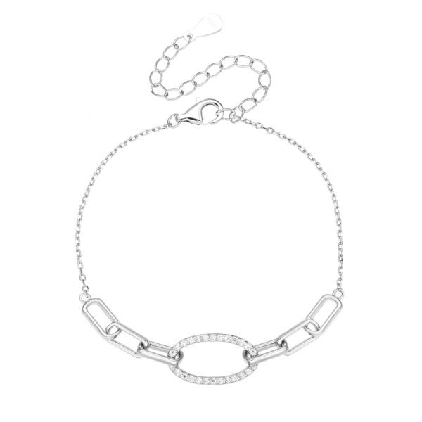 Sorella | צמיד חוליות כסף עדין