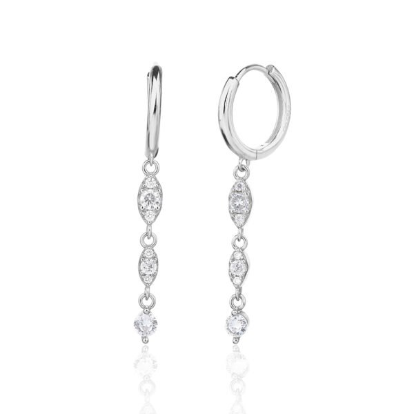 Seraphine | עגילי חישוק תלויים