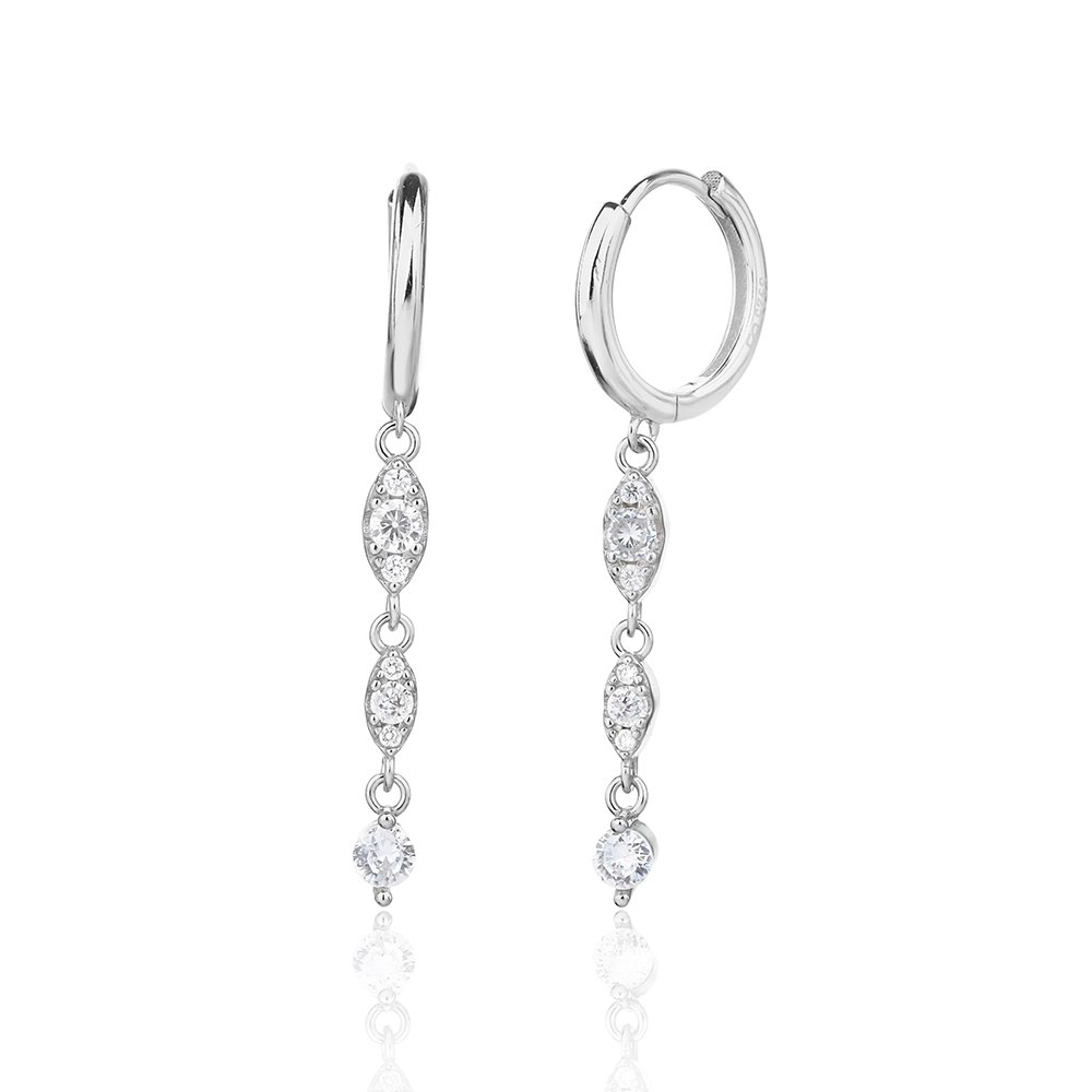 Seraphine | עגילי חישוק תלויים