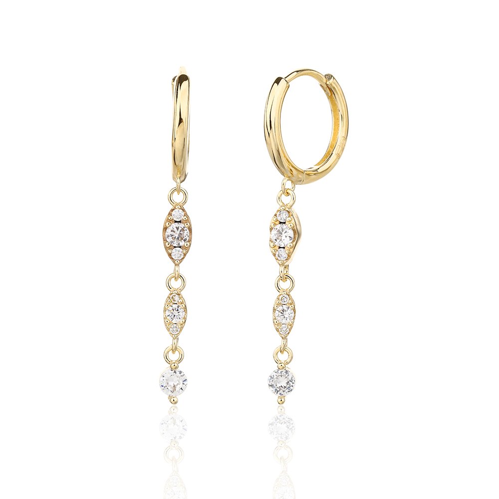 Seraphine | עגילי חישוק תלויים