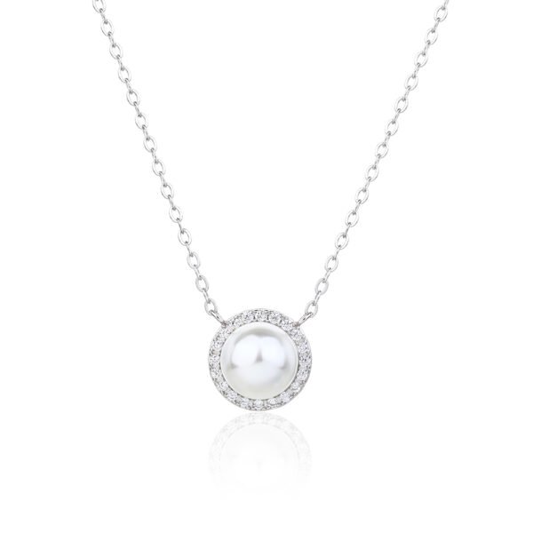 Thália | שרשרת פנינה משובצת