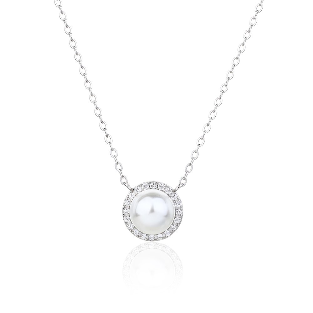 Thália | שרשרת פנינה משובצת