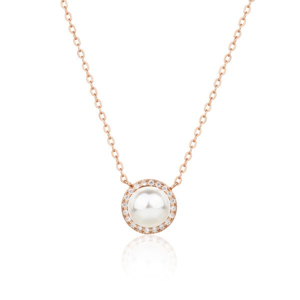 Thália | שרשרת פנינה משובצת