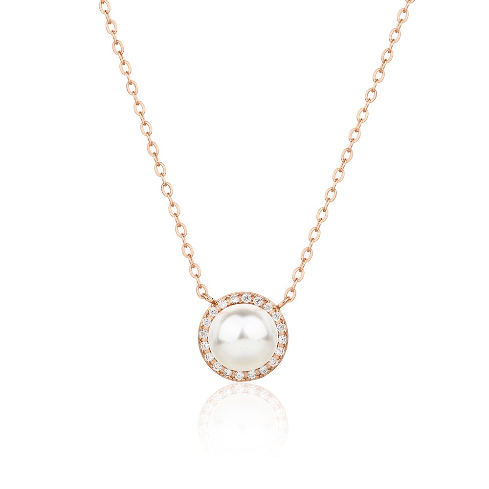 Thália | שרשרת פנינה משובצת