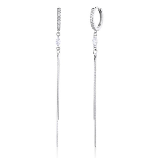 Lyra | עגילי שרשרת עדינים