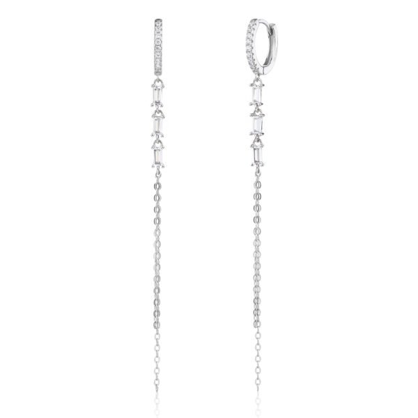 Selené | עגילי שרשרת ארוכה