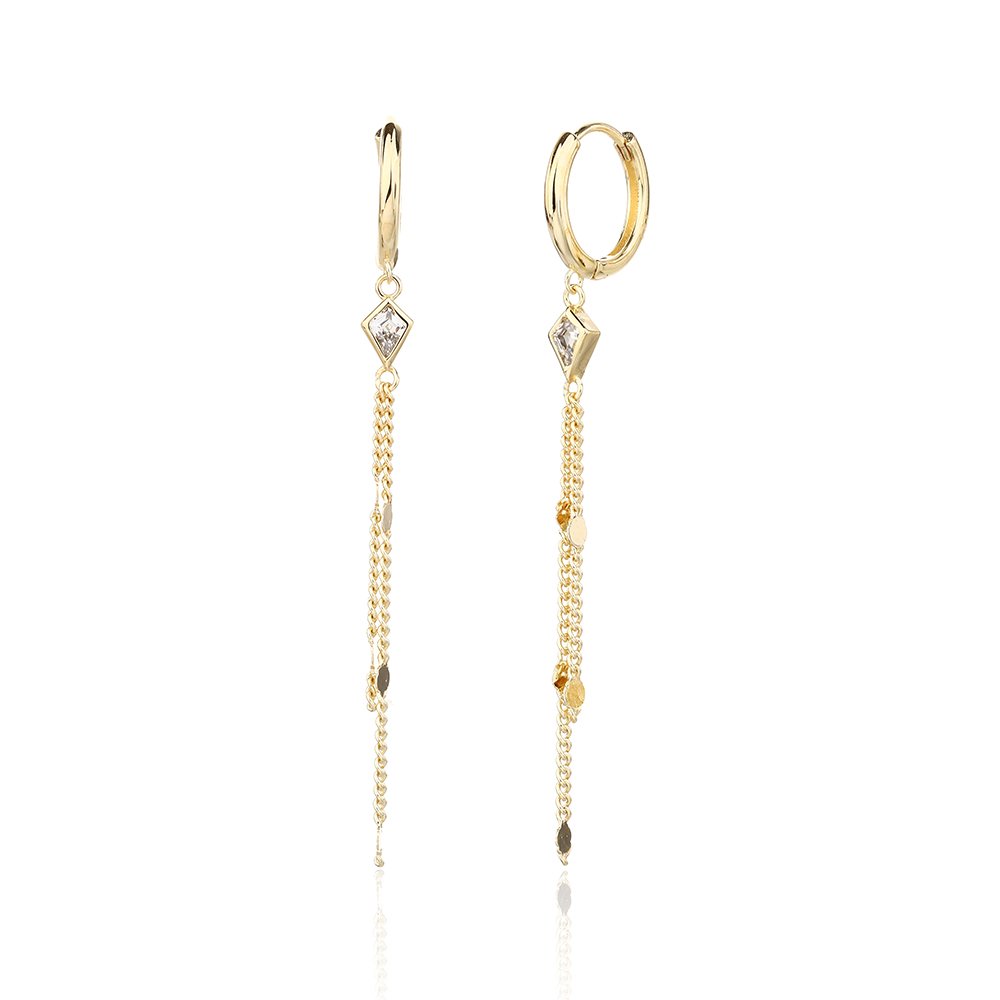 Mariela | עגילי שנדלייר מדורגים