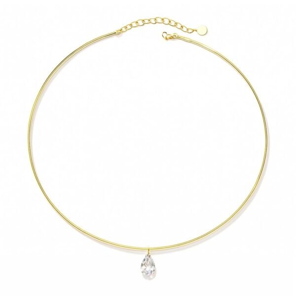 Nera שרשרת קשיחה זהב