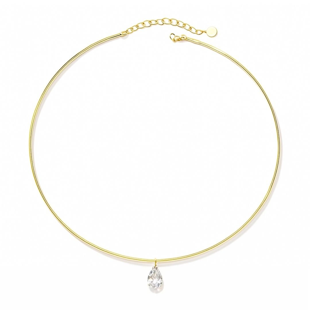 Nera שרשרת קשיחה זהב