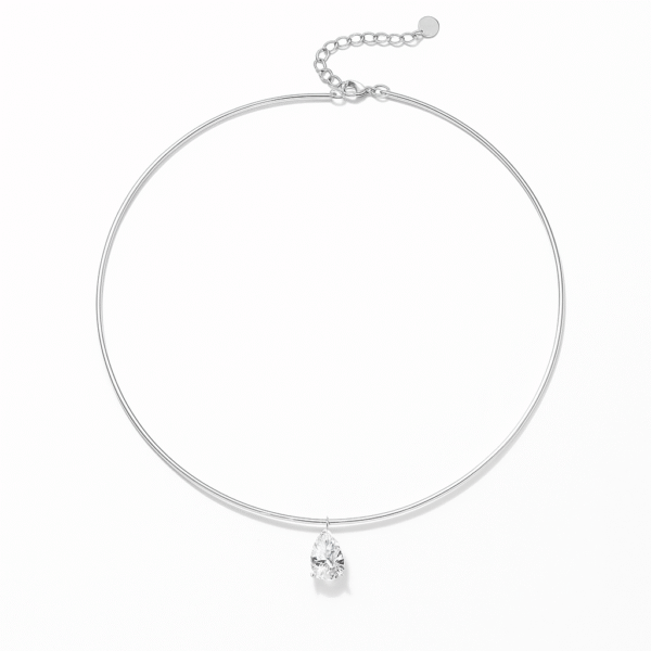 שרשרת כסף קשיחה Nera לנשים