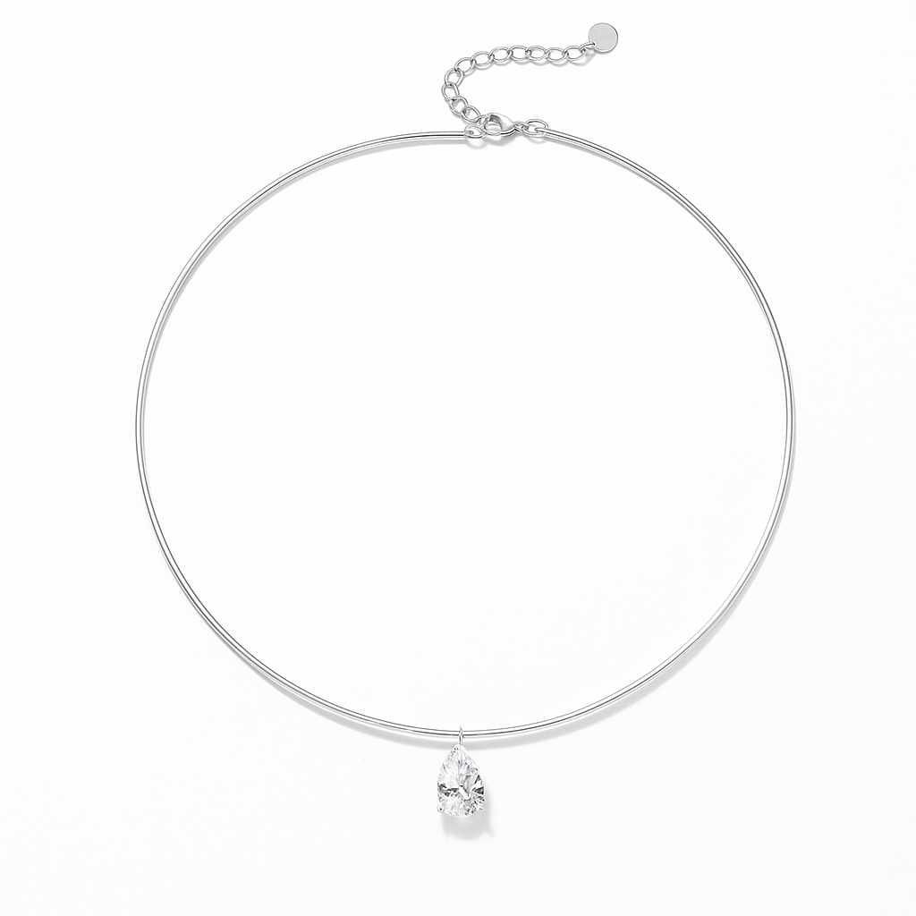 שרשרת כסף קשיחה Nera לנשים