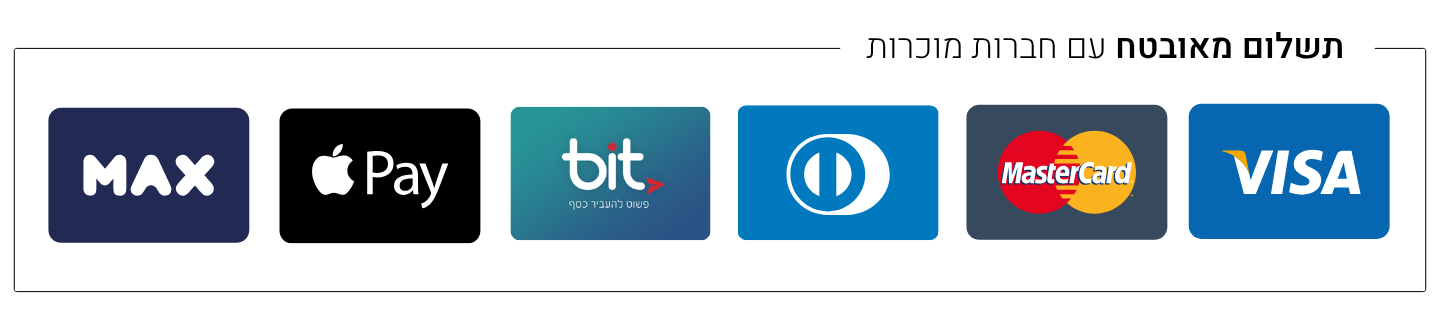 תשלום מאובטח לתכשיטים